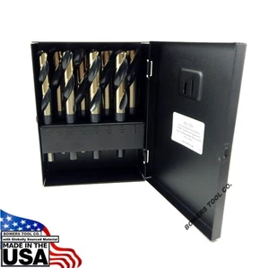Norseman 8pc Silver & Deming Drill Bit Set HI-Moly M7 9/16-1" S&D USA SD-8SP - Picture 1 of 4