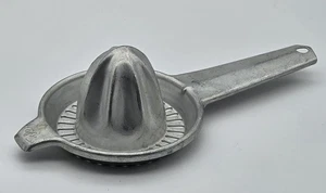 Vintage 1950s Foley Citrus Juicer Aluminum Hand Held Lemon Orange Juice Squeezer - Picture 1 of 8