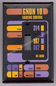 RÉPLICA PROP Star Trek: Next Generation a través de Voyager LCARS PLACA INTERRUPTOR DE LUZ! - Imagen 1 de 1