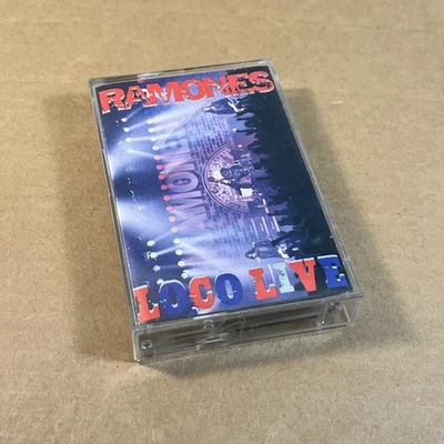 RAMONES - "LOCO LIVE" - Cassette Tape - Sire Records - 1992 * Live in Spain* - Image 1 of 4