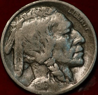 1916-D Denver Mint Buffalo Nickel - Image 1 of 2