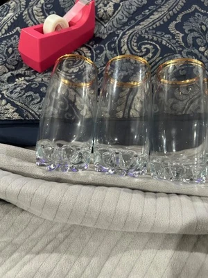 Conjunto de 2 pulseiras Circleware cristal PARISIAN copo alto bebida transparente/dourado - Imagem 1 de 4