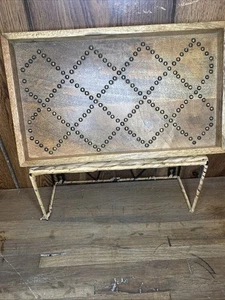 Nate Berkus Holz mit Metall Akzent Display Tablett 12,25”x7,5” Rechteck - Bild 1 von 4