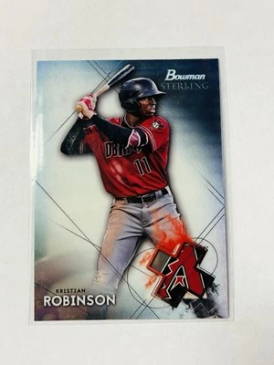 KRISTIAN ROBINSON 2021 Bowman Sterling Base RC #1 Diamondbacks - Image 1 of 2