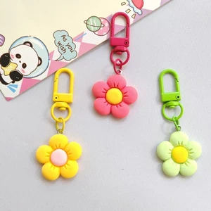 Cute Fivepetaled Flower Resin Keychain for Easy Carry and Bag Decoration - Picture 1 of 18