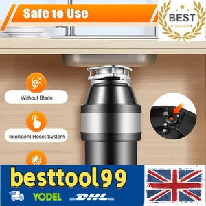 Fregadero de cocina de alimentos de alta resistencia para eliminar residuos de basura Reino Unido - Imagen 1 de 24