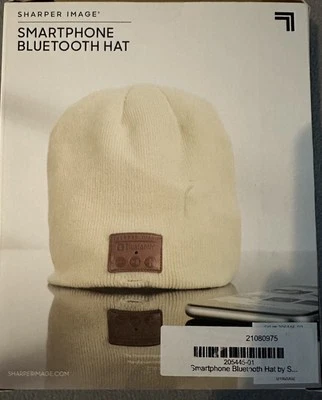 Bluetooth Hat!! Smartphone, Beanie Style, Shaper Image. Never Worn, Cable New - Image 1 of 4
