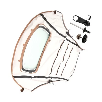 Tapa convertible negra para Volkswagen Beetle 2003-2009 VWNB BRONCEADO-STF vidrio Foto 1 de 4