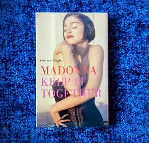 MADONNA SEALED KEEP IT TOGETHER CASSETTE SINGLE US TAPE 1990 RARE Like A Prayer - Picture 1 of 8