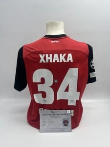 Bayer Leverkusen Trikot Granit Xhaka signiert Autogramm Bundesliga L - Bild 1 von 8
