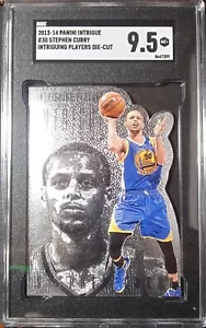 2013-14 Panini Intrigue Intriguing Players Die-Cut #30 Stephen Curry SP SGC 9.5 - Picture 1 of 16