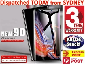 Samsung Galaxy S8 S7 S10 S21 S20 fe Note20 Ultra Tempered Glass Screen Protector - Picture 1 of 8