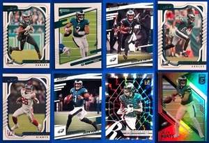 Philadelphia Eagles 8 Card Lot Jalen Hurts Devonta Smith Saquon Barkley Sanders - Picture 1 of 2