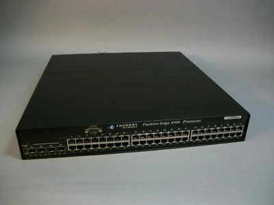 Foundry FastIron Edge X448 Premium 10/100/1000 Gigabyte Managed Switch - Image 1 of 4
