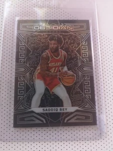 Saddiq Bey Atlanta Hawks Obsidian Black Panini 2022 2023 #109 - Picture 1 of 6
