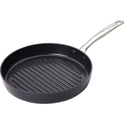 GreenPan Grill Pan 11" Gray Ceramic Hard Anodized Nonstick PFOA-Free, NIB