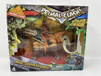 Figura de acción Primal Clash Dino Commander Mammoth Dinosaurio Bestia Escuadrón domado Foto 1 de 4