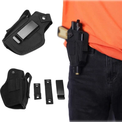 1000D Tactical Pistol Gun Holster Left/Right Concealed Waist Bag with Mag Pouch - Image 1 of 4