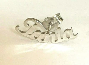 MONO OHRRING SILBER 925 TANIA EINZELN MIT NAMEN - Bild 1 von 1