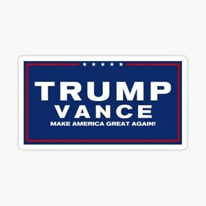 (3) Pack - TRUMP Vance MAGA Make America Great Again paquete de pegatinas azules - Imagen 1 de 1