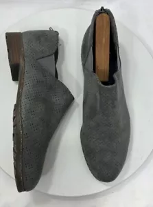 Dr. Scholl's Roll Call Botín al tobillo gris perforado puntiagudo cómodo para mujer talla 10 - Imagen 1 de 16