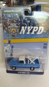 Greenlight NYPD 1979 Ford F-250 Tow Truck Hobby Exclusive City Of New York - Picture 1 of 2