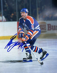 Glenn Anderson Edmonton Oilers New York Rangers Signed 8x10 Photo Autograph HOF