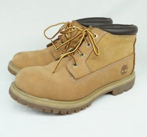 Timberland Tan Nubuck Suede Leather Boots UK Size 4 EU 37 A1KGN A3298 - Bild 1 von 12