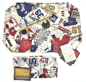 MLB CoopersTown Baseball 4 Tischsets & 4 Servietten - Bild 1 von 12