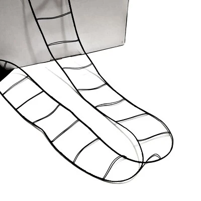 Leiterkordel Kordelleiter randgebördelt Lamellenband Raffstore Jalousie 80mm - Image 1 of 2