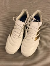 tenis de futbol adidas blancos