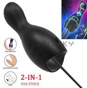 Automatic-Male-Masturbator-Cup-Stroker-for-Men-Training-Handsfree Use Lubricants - Picture 1 of 11