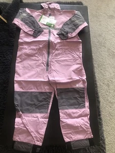NWT Sz 10~11 Oaki Waterproof Trail Rain Suit Camping Coverall Lavender - Picture 1 of 4