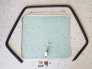 Dodge Ram Van 78-91 B150  B250 B350 Pop-out Rear Side Window Chrome Frame Kit - Picture 1 of 6