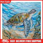 Frameless Oil Paint By Numbers Water Turtles DIY Canvas Picture Craft Kit