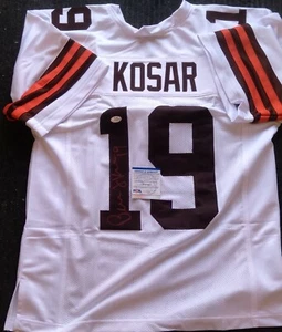 Bernie Kosar Cleveland Browns Signed White Jersey PSA - Picture 1 of 1