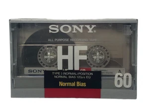 Sony HF Typ I Normal Bias Aufnahme leere Kassettenbänder 60 min - Neu Versiegelt - Bild 1 von 2