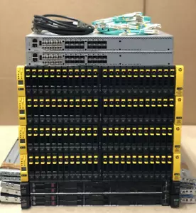 HP 3PAR 7400c DL360 Gen10 16GB FC 31.3TB 2-Tier 56Core 512GB Server SAN Solution - Picture 1 of 3