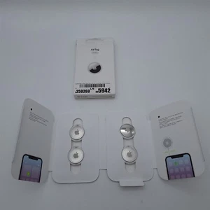 Pack de 4 Apple AirTag - Photo 1 sur 3