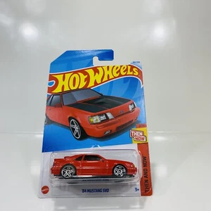 Hot Wheels 84 Mustang SVO Red 2024 HW Then and Now 2/10 Long Card 192/250 - Bild 1 von 6
