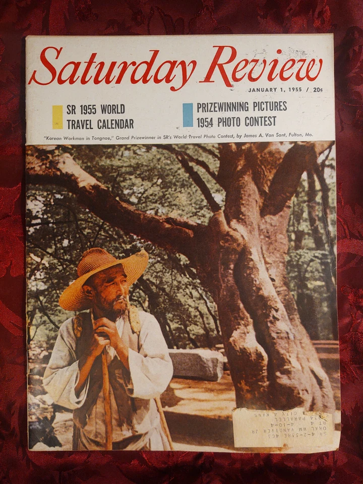 Saturday Review January 1 1955 DON M. MANKIEWICZ HERBERT BRUCKER - Image 1 of 1