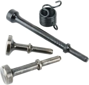 Confezione 4 Punte per Martello Pneumatico Levigante Set Utensili con Molla - Foto 1 di 7