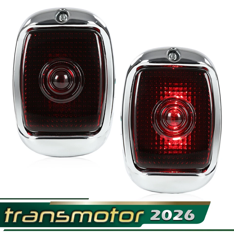 Fit For 40-53 Chevy First Series Pickup Truck Rear Tail Lamp Lights LH&RH Side - Image 1 of 4