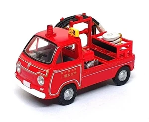 Tomica 1/64 Scale LV-68 - Subaru Sambar Japan Fire Truck - Red - Picture 1 of 5