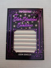 Adam Sandler /15 Purple Wardrobe Memorabilia Card SSS-01 2022 Leaf Pop Century