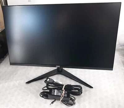AOC 27B1H 27" Full HD IPS Widescreen LCD Monitor w/ Stand AC Adapter HDMI & VGA - Image 1 of 4