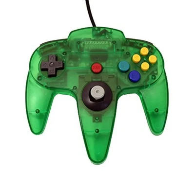 Mars Devices Transparent Jungle Green Replacement Controller For N64 1Z - Image 1 of 3