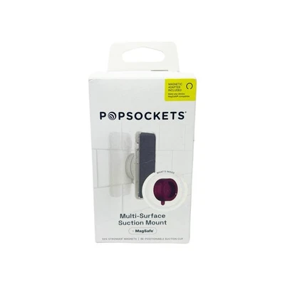 PopSockets suporte de sucção multi-superfície Magsafe - vinho tinto metálico - Imagem 1 de 3