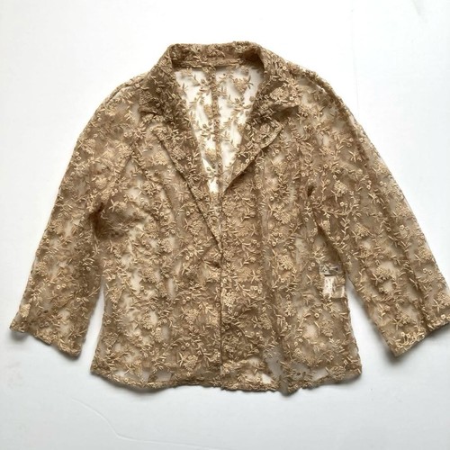 Autentica giacca Balenciaga capospalla vintage colore beige taglia 38 donna