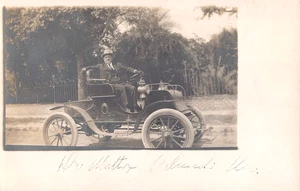 c.1910 RPPC Dr. Walter in early Automobile Car Orlando FL - Picture 1 of 2